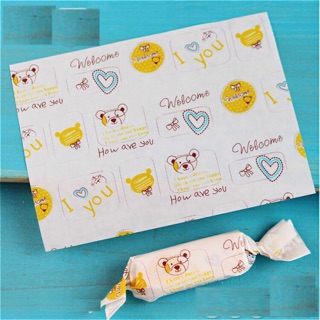 Giấy dầu gói kẹo hình i love u