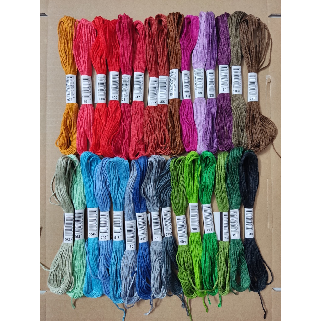 Set chỉ thêu tay 50 màu, 100 màu, 150 màu cực đẹp