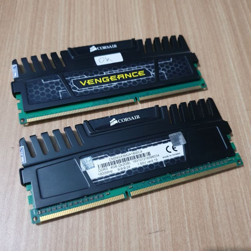 Ram Ddr3 Corsair Vengeance 4gb Kit 2x2gb