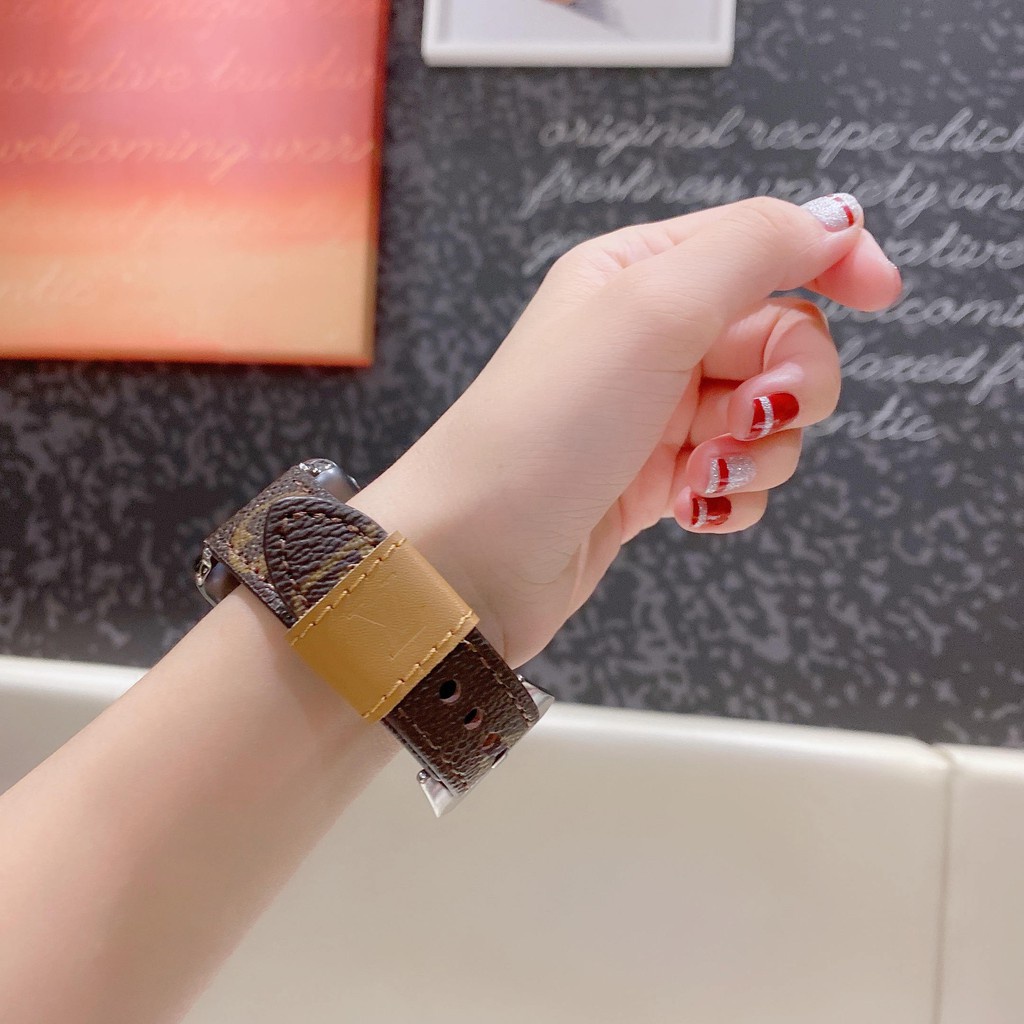 Dây Da Đồng Hồ Apple Watch Iwatch 38mm / 40mm / 42mm 44mm T500 W26 U78 Với 7 Màu Lựa Chọn
