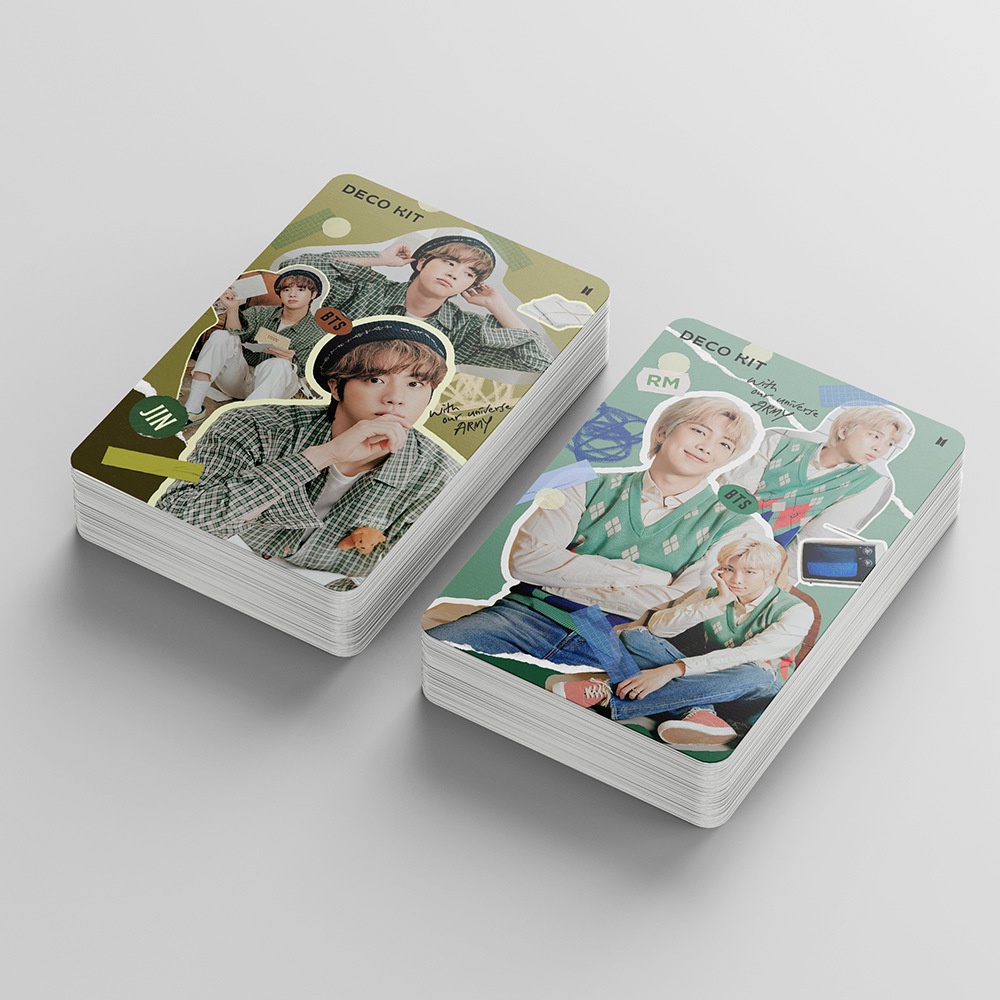 Set 54 tấm thẻ Lomo hình nhóm nhạc BTS 2022