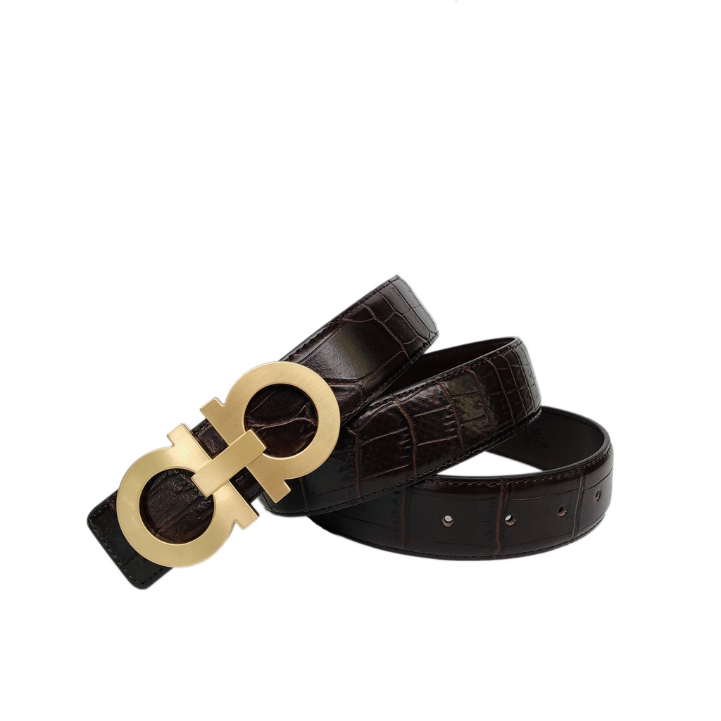 Thắt Lưng Nam vân cá sấu cao cấp - Dây Lưng Nam đẹp công sở