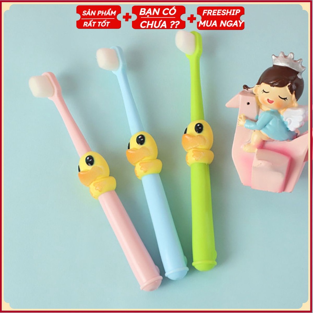 PVN35477 Bàn chải vịt vàng cho bé T2