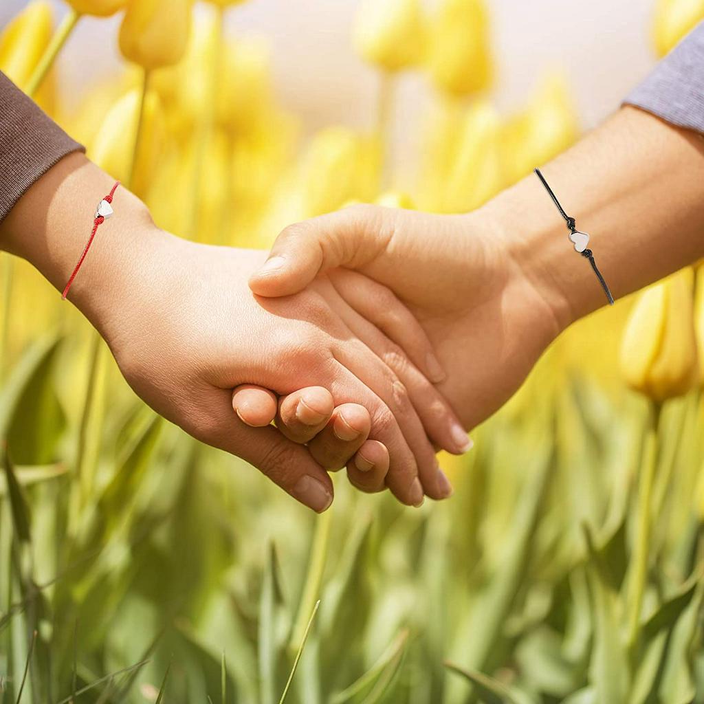 Set 2 Vòng Tay Tình Bạn Màu Hồng Dễ Thương