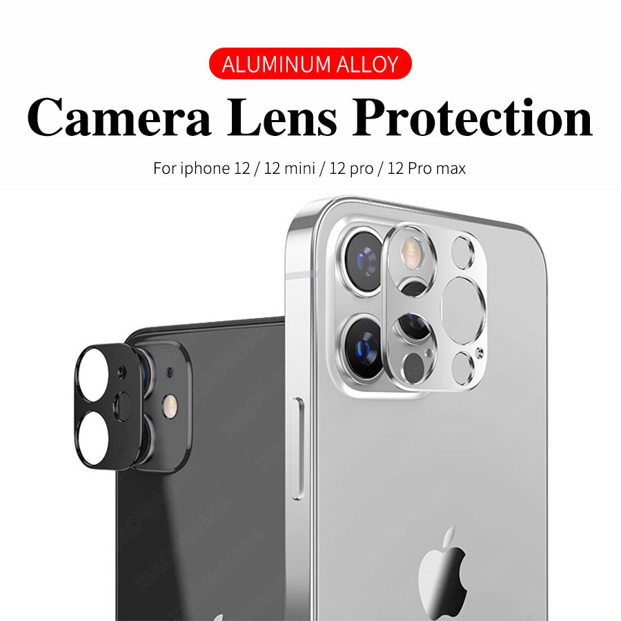 Viền Kim Loại Bảo Vệ Camera Sau Cho Iphone 11 12 Pro Max