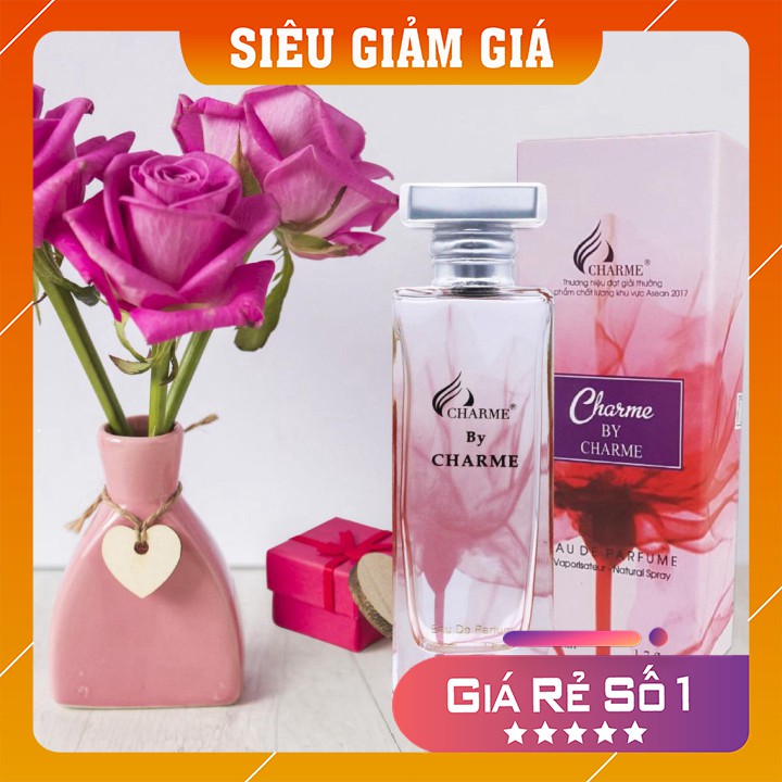 [FreeShip – Xả kho] NƯỚC HOA CHARME BY CHARME 50ML, NƯỚC HOA NỮ CHÍNH HÃNG