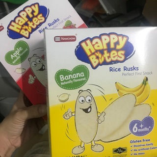 { hàng sẵn } Bánh gạo ăn dặm HAPPY BITES