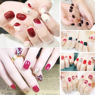 Nail Wraps Set Dán móng tay 14 miếng không thấm nước nhiều mẫu ZY6xx(2)