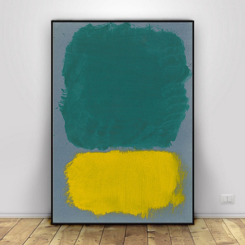 Mark rothko Tranh canvas Treo Tường In Màu Trừu Tượng Trang Trí Nội Thất