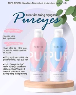 Sữa Tắm Trắng da Dạng Bọt