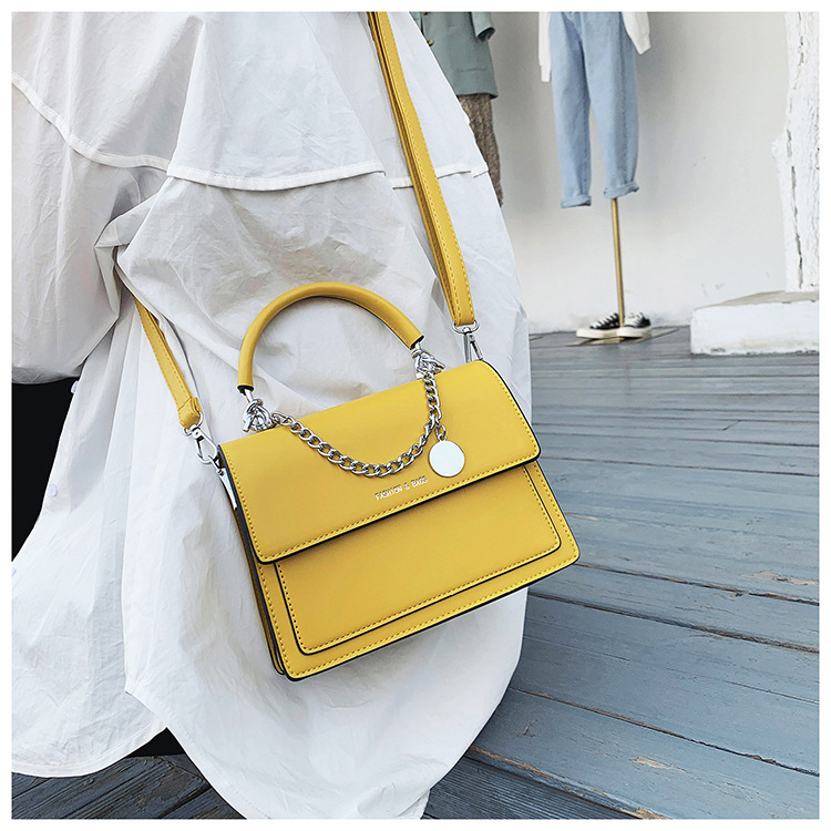 Túi đeo vai IELGY màu trơn tùy chọn mềm mại thời trang cho nữ