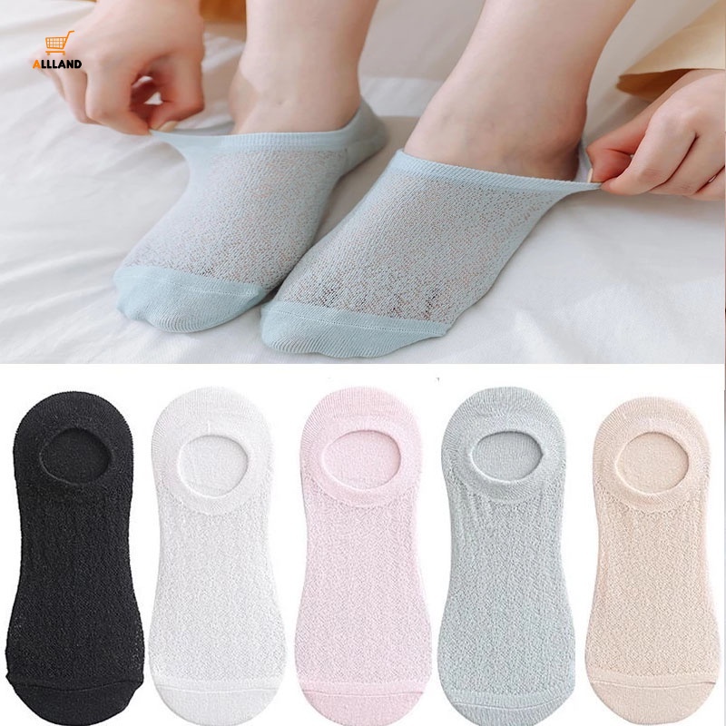 Đôi vớ thể thao vải cotton lưới mềm mỏng thoáng khí thoải mái chống trượt mùa hè phong cách Nhật Bản