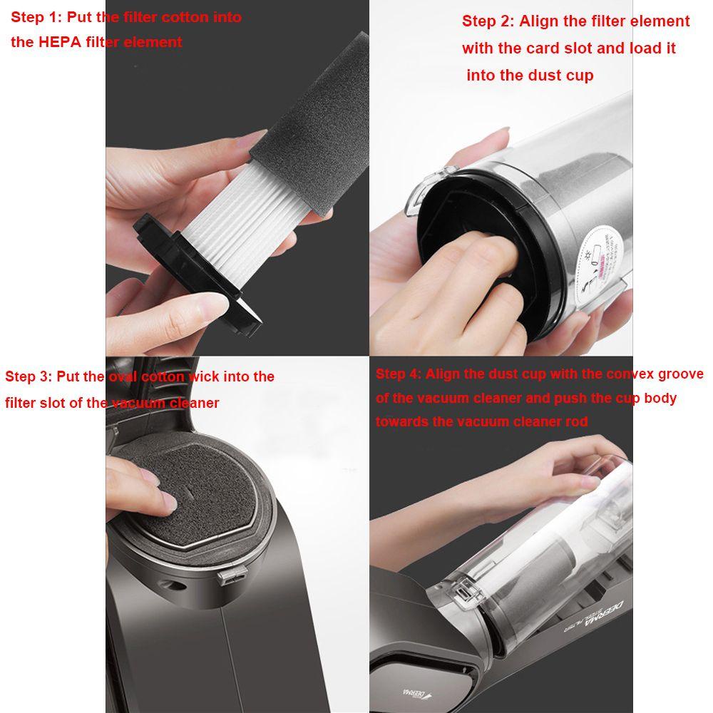 FOREVER Bộ Lọc Bằng Xốp Cotton DX700 DX700S Cho Máy Hút Bụi Deerma