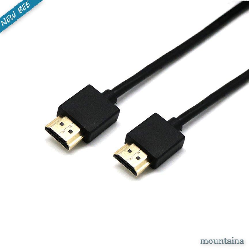 Dây Cáp Hdmi Siêu Mỏng Màu Đen Cho Bluray Dvd Ps3 Hdtv Xbox Lcd Hd Tv Pc