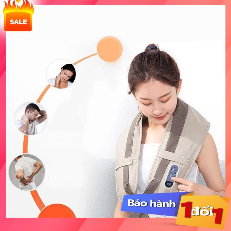 Xả kho giá sốc - máy mát xa cầm tay,Máy Massage Vai, Lưng, Cổ, Gáy - Bảo hành 1 đổi 1