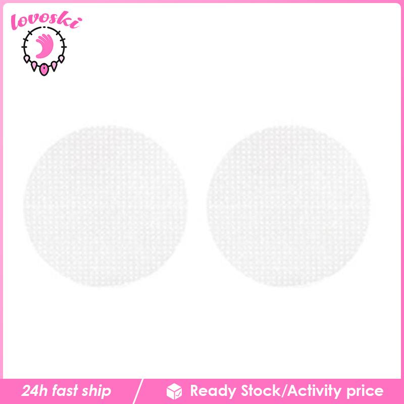 Bộ 60 Miếng Dán Núm Vú Giả Hình Tròn Màu Trong Suốt Chống Chảy Xệ Cho Nam Và Nữ