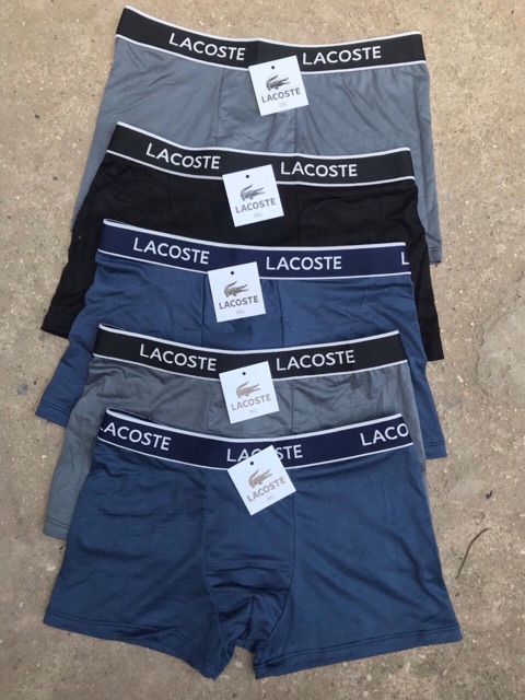 🔵 𝐅𝐑𝐄𝐄 𝐒𝐇𝐈𝐏 🔵 Quần Lót Nam | Quần Boxer Nam | Quần Sịp·Nam Tam Giác Lacoste Cao Cấp | Chất Cotton | Size 50kg-80kg