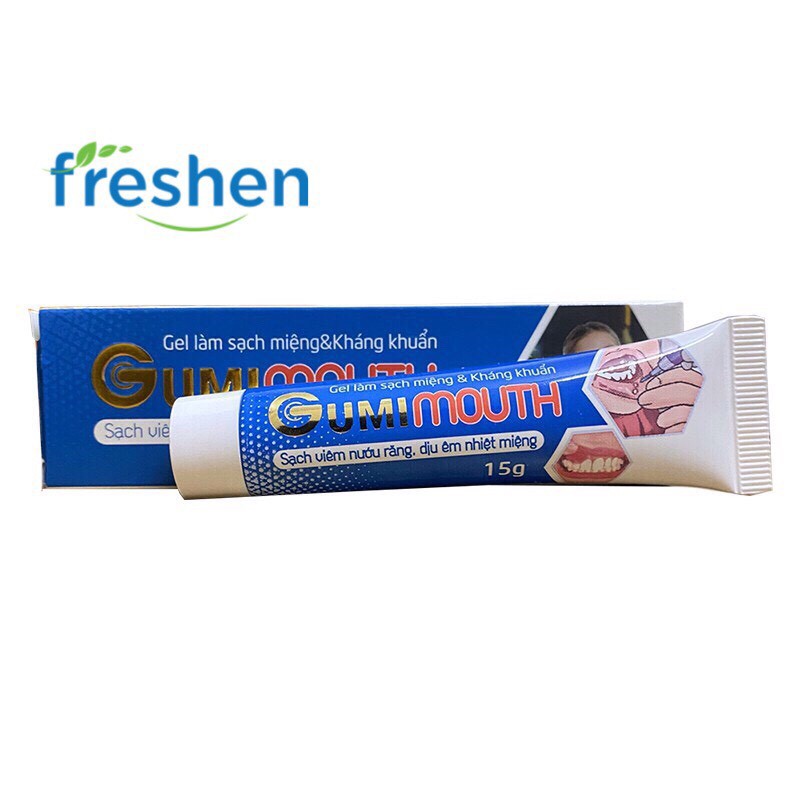Gel Gumimouth - Sạch Viêm Nướu Răng &amp; Dịu Êm Nhiệt Miệng Tuyp 15g