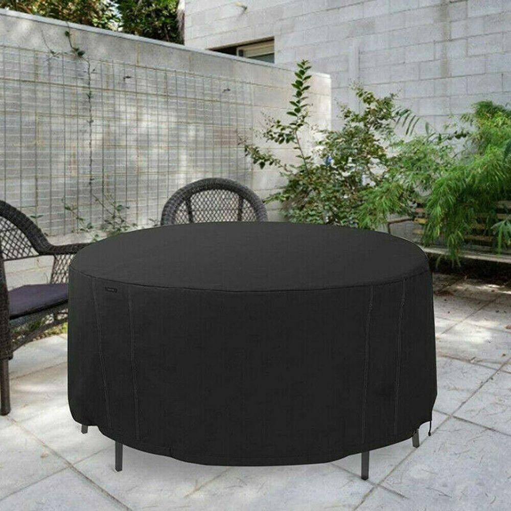Vỏ Bọc Ghế Ngồi Sân Vườn Hình Tròn Chống Thấm Nước Siêu Bền Tiện Dụng