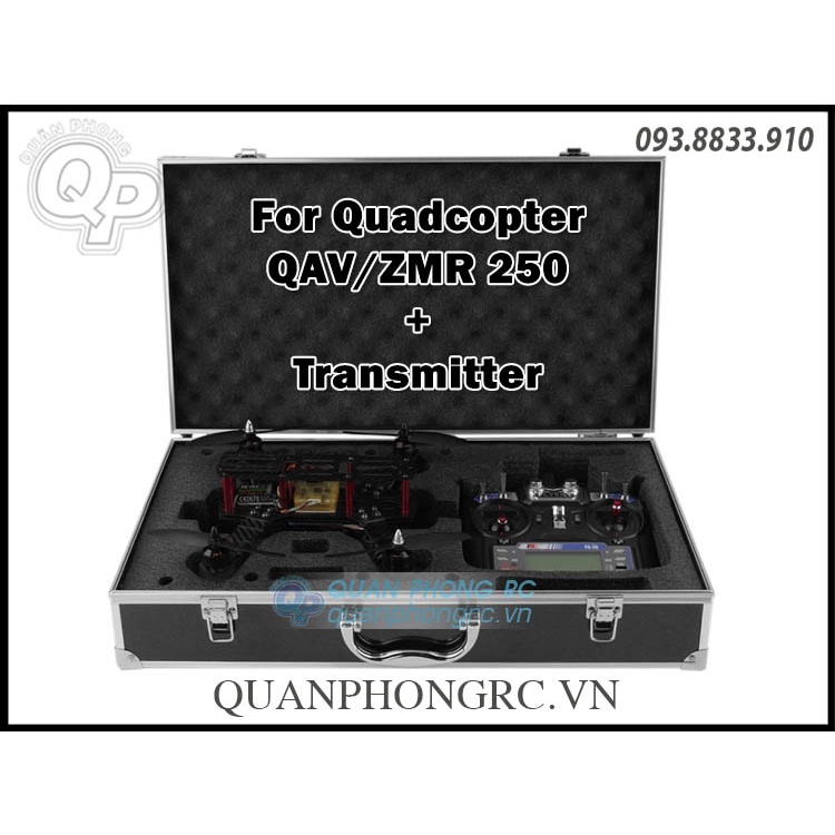Thùng Nhôm Cao Cấp Aluminum Protective Suitcase For QAV/ZMR 250 Quadcopter