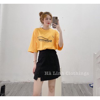 Chân Váy Chữ A Lưng Cao Màu Đen/Caro (Có Ảnh Thật) M264