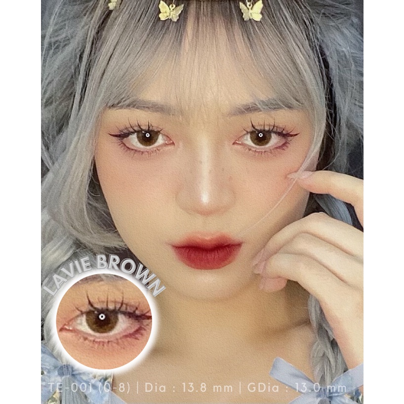 Lens cho Mắt Thở Lavie Brown 0 - 8 độ