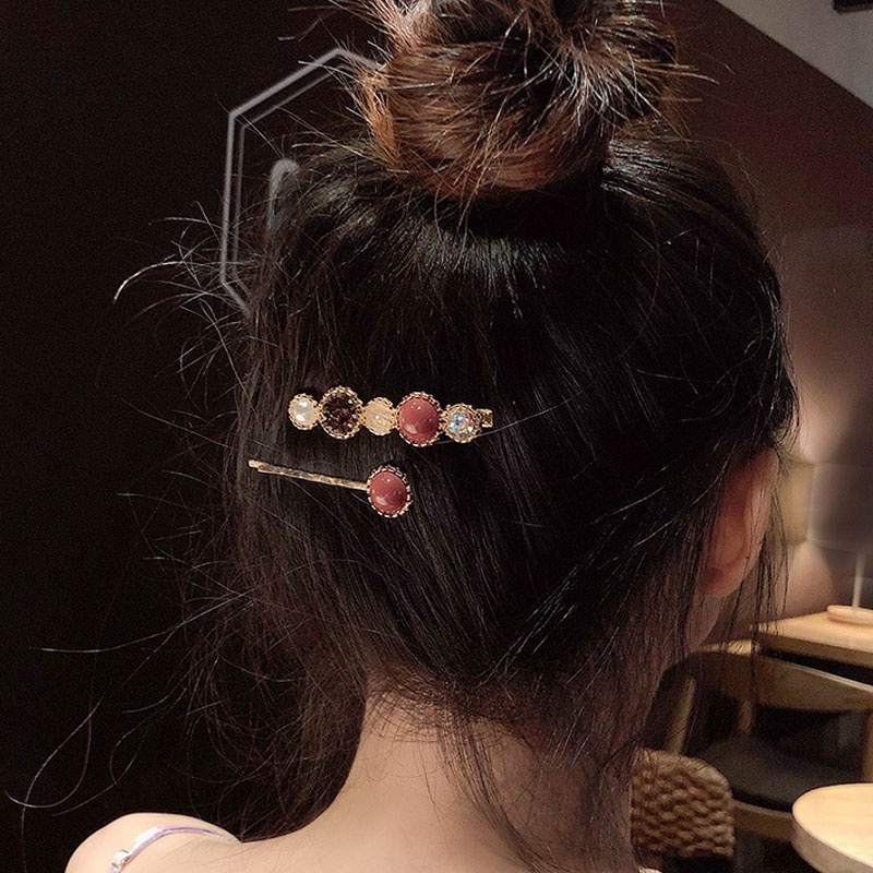 Bộ 2 Kẹp Tóc Ngọc Trai Thời Trang Hàn Quốc