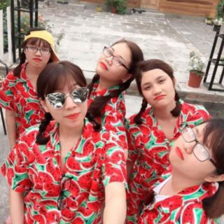 Sơ mi trái cây-dưa đỏ (ảnh thật, kèm video tự quay)