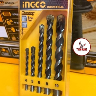 Bộ mũi khoan bê tông 5 chi tiết ingco akd3051
