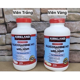 glucosamine HCL 1500mg+MSM 1500mg 375 viên