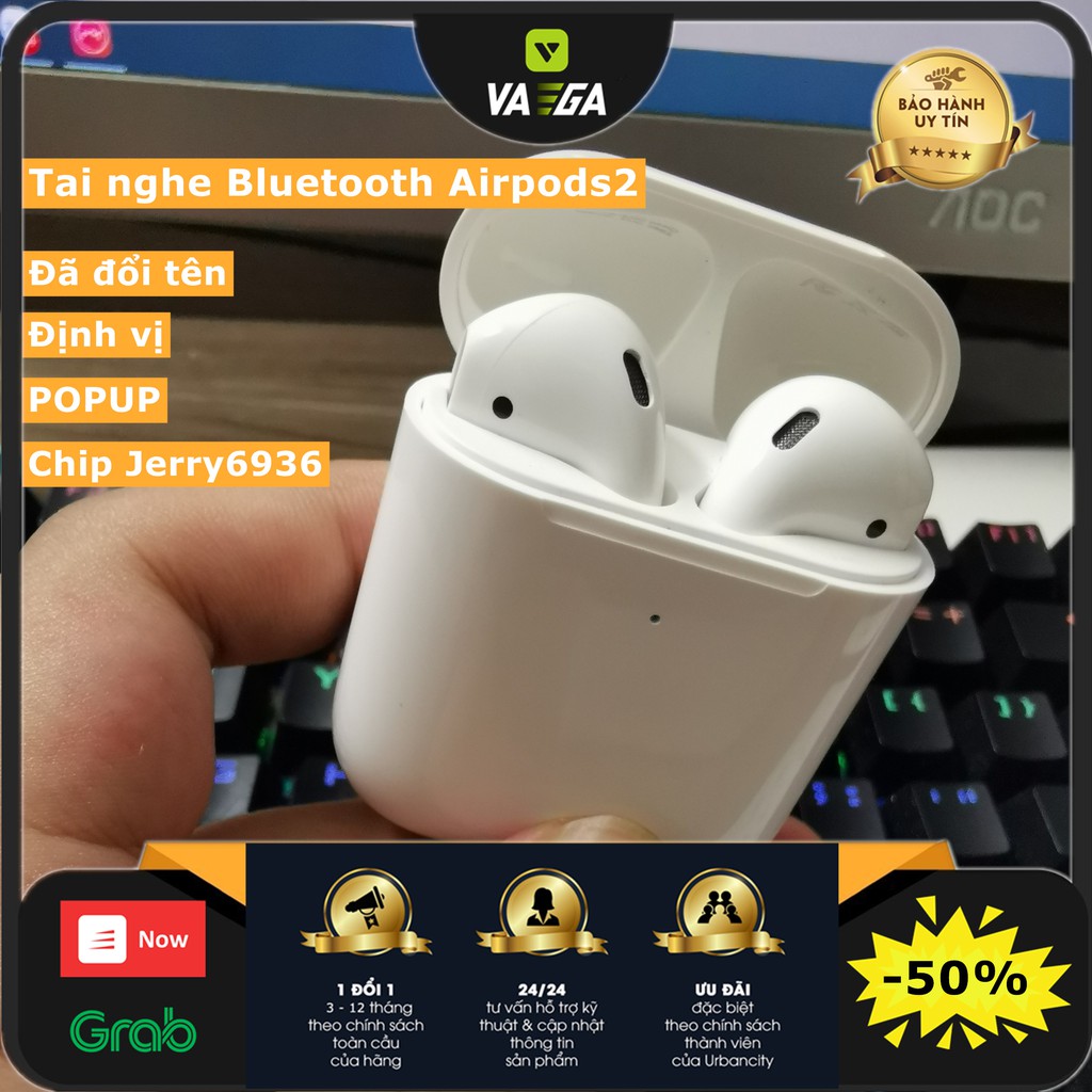 Tai nghe Bluetooth Airpods2 Pup Đổi tên chức năng Chức năng định vị Sạc không dây | BigBuy360 - bigbuy360.vn