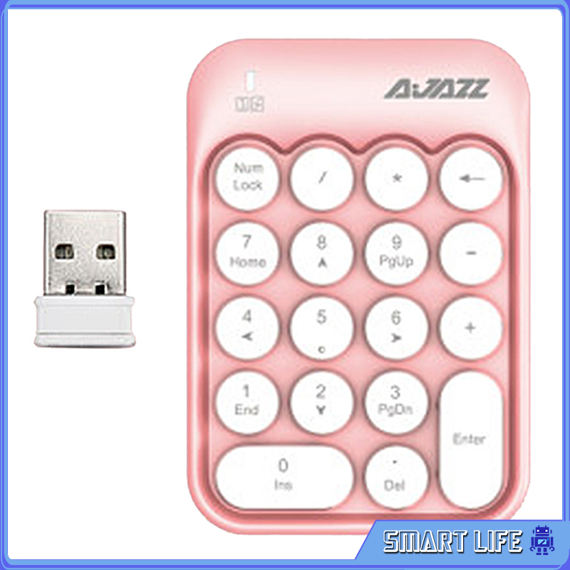 Bàn Phím Số Mini Không Dây 18 Phím | BigBuy360 - bigbuy360.vn