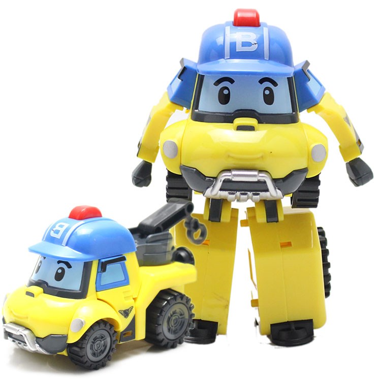 Polly Deformation Robot Toy Police Car Fire Rescue Team