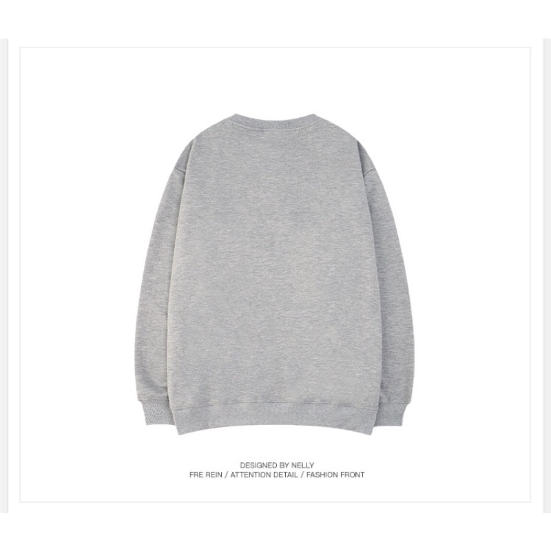 Áo sweater nelly heybig nỉ lót lông sale (có sẵn) Black cat | BigBuy360 - bigbuy360.vn