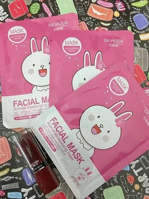 Combo 5 miếng Mặt Nạ Gấu Thỏ Vịt Bioaqua