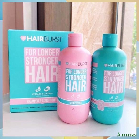 Set gội xả HAIRBURST kích thích tóc mọc dài hơn chắc khỏe hơn 350ml/chai Shopee Trợ Giá