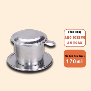 Bộ Phin Nhôm - Phin Pha Cà Phê 7cm*7cm - Dùng pha 1 ly
