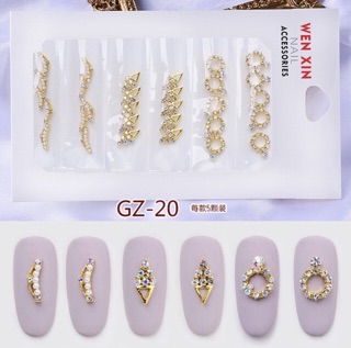 Set charm đá kiểu gắn móng,charm đá kiểu nail(ib chọn mẫu)