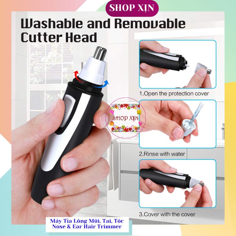 Máy tỉa lông mũi, lông mày, lỗ tai, tóc Nose & Ear Hair Trimmer