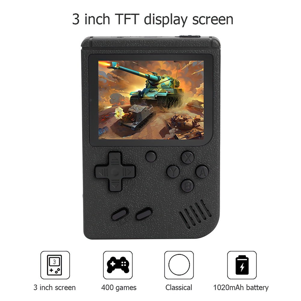 Máy Chơi Game Mini Cổ Điển Cầm Tay 400 Inch 1 Quà Tặng Màn Hình Màu Okase