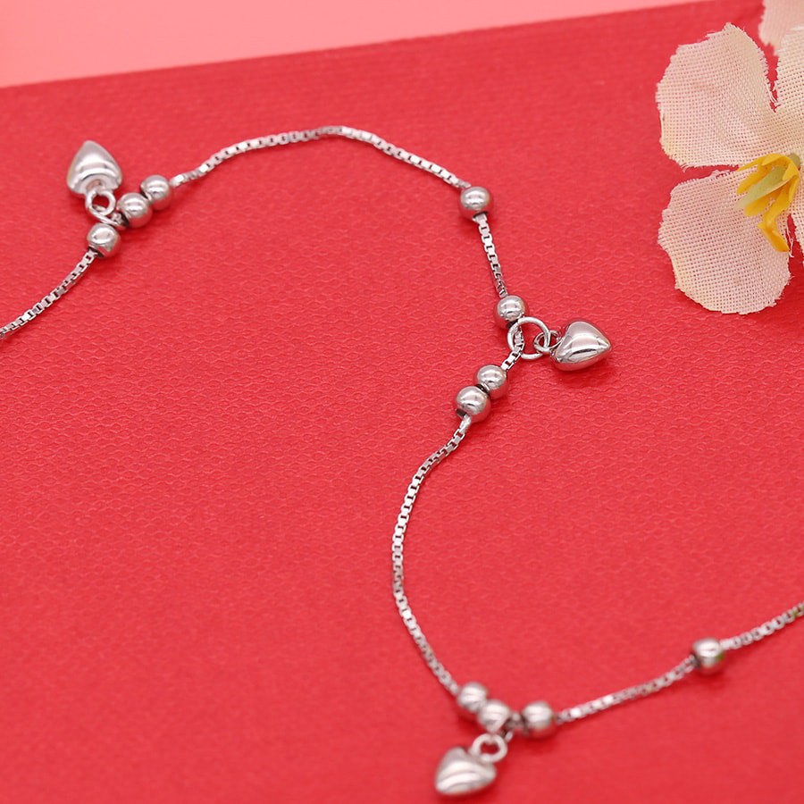 Lắc Chân Bạc Nữ Trái Tim LC-1547-ROXI | BigBuy360 - bigbuy360.vn