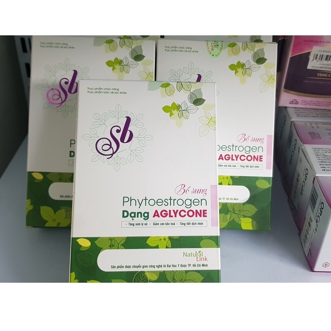 Viên uống mầm đậu nành SB - Viên Nang SB Bổ Sung Phytoestrogen Dạng Aglycone 30 Viên
