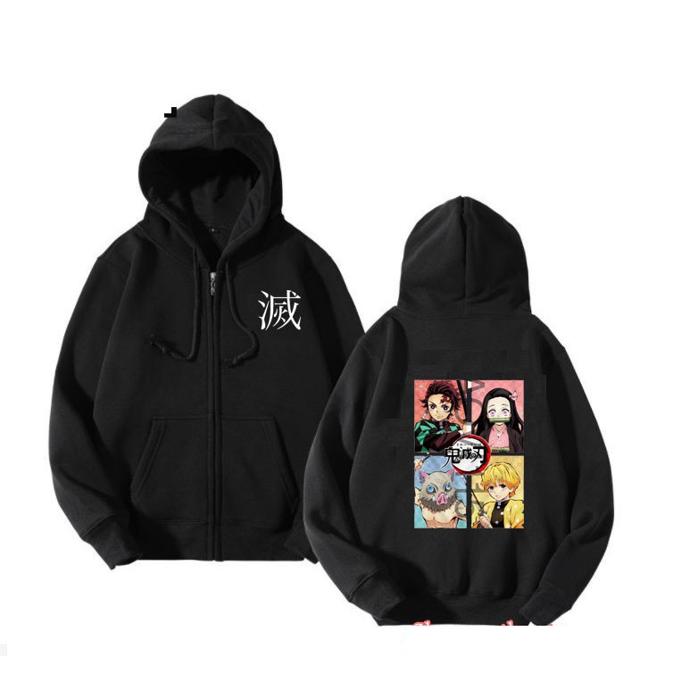 Áo Khoác Đen  anime Demon Slayer: Kimetsu no Yaiba siêu vip giá tận xưởng