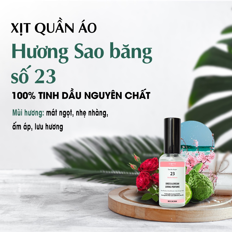 Xịt thơm quần áo AROMA hương sao băng 50ml