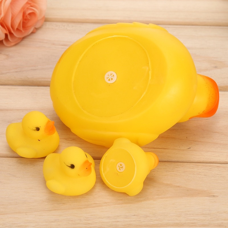 [𝑮𝑰𝑨́ 𝑯𝑼𝒀̉ 𝑫𝑰𝑬̣̂𝑻] Set 4 vịt tắm cho bé kêu chip chip