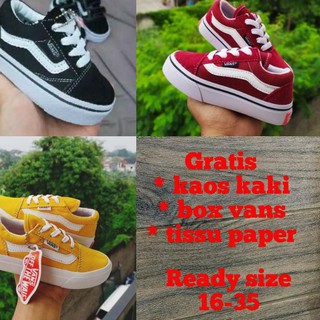 Tm giày vans buộc dây cho trẻ em / trẻ em / phụ nữ ✧