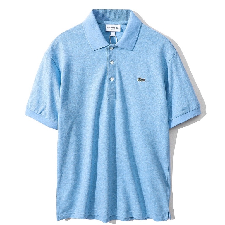 Áo Thun Nam Có Cổ Polo LACOSTE TRƠN KHÔNG VIỀN Form SlimFit Vải Chấm 5 Màu mịn mát cực xịn