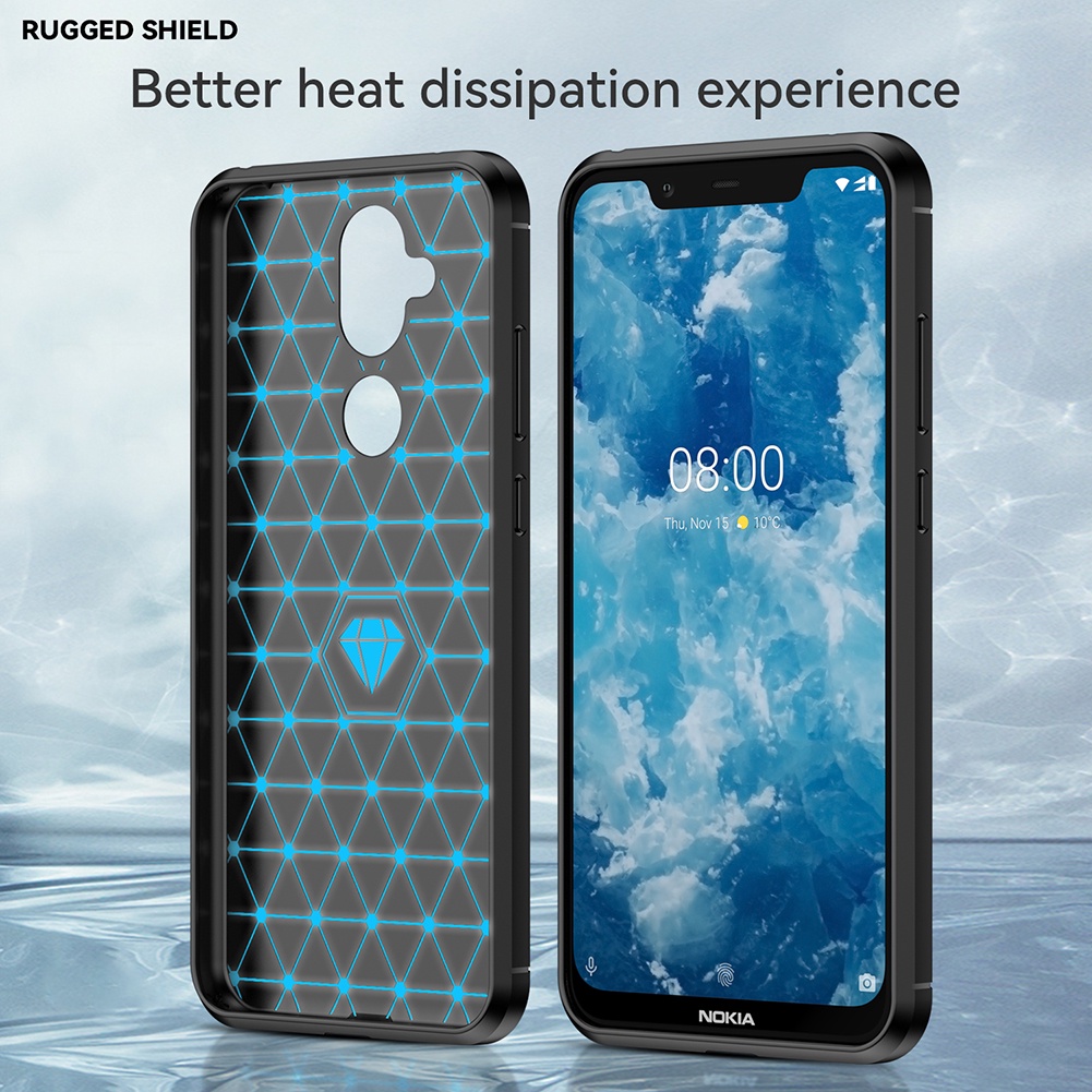 Ốp Lưng Silicon Chống Sốc Dùng Cho Nokia 8.1