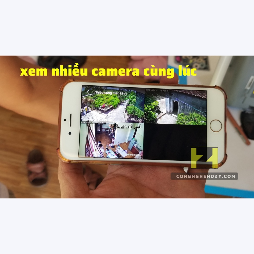 Camera wifi ngoài trời yoosee PTZ chống nước 360 độ đêm có màu fullhd báo động xoay theo chuyển động