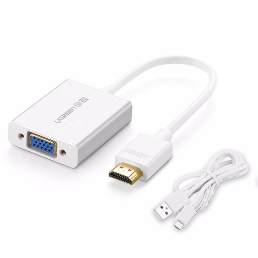 Mua ngay Bộ chuyển tín hiệu HDMI sang VGA kèm theo âm thanh dài 15CM UGREEN MM102 [Giảm giá 5%]